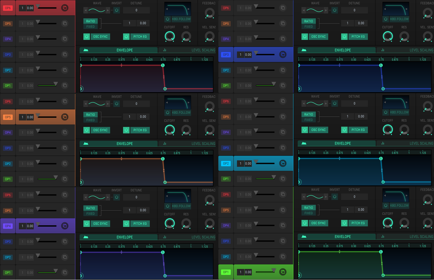DX7 V Recolor Patch
