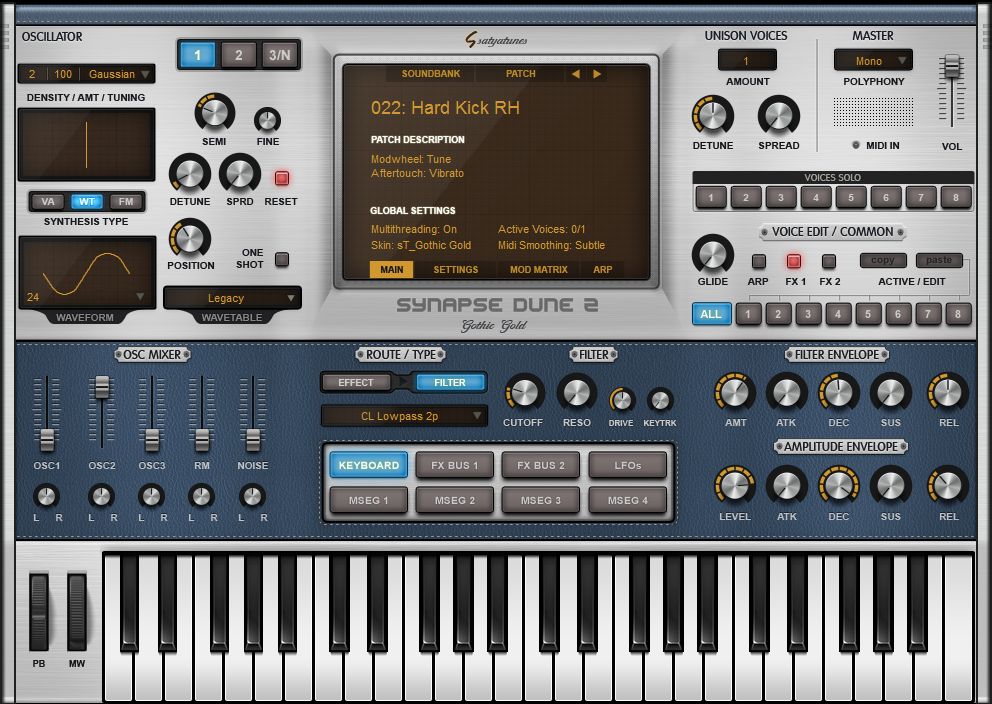 Gothic Gold Light for DUNE 2