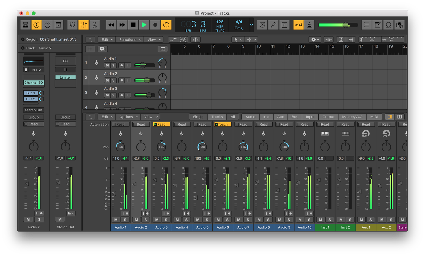 LIVE 10 Theme Dark