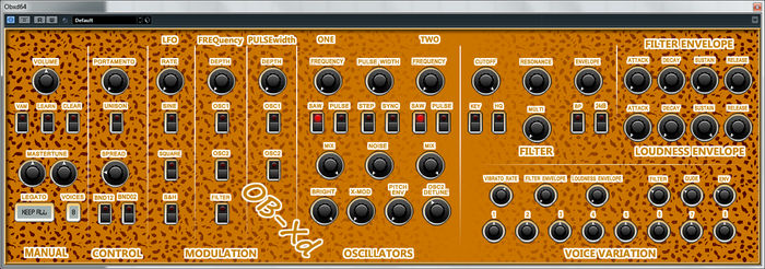 OB-Xd  Leopard Skin