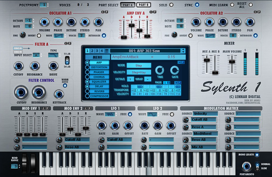 Sylenth Blue Silver Mod