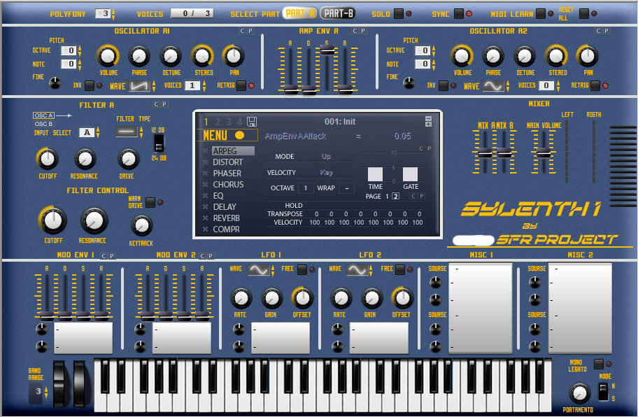 Sylenth1 SFR B&W