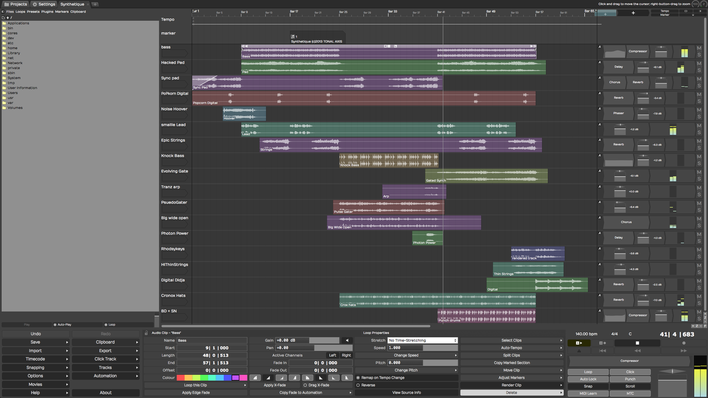 Tracktion Dark Focus
