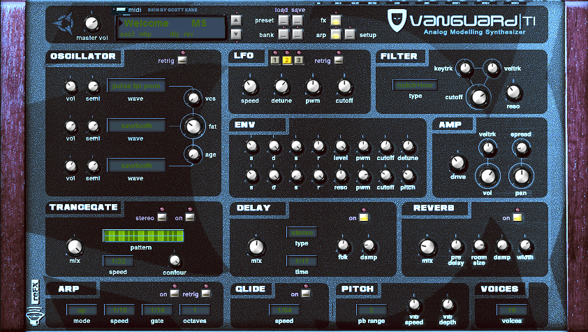 Vangaurd VirusTI Blue Dragon
