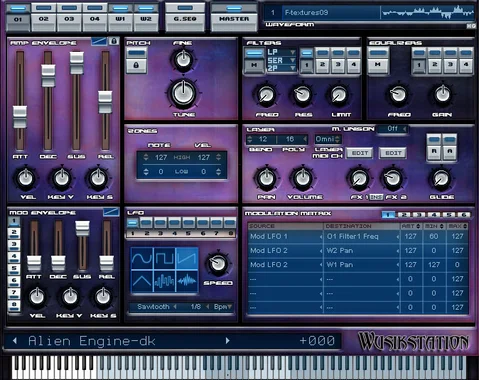 dnekm Blue Purple V6