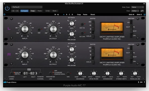 Purple Audio MC77 Theme