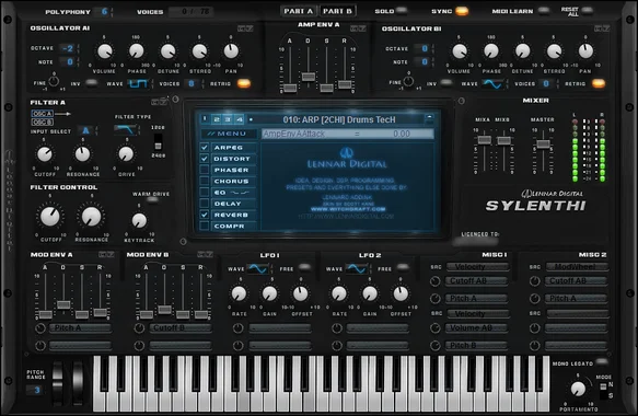 Sylenth1 VTX Plastic Black