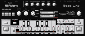 TB-303 Black Classic Skin